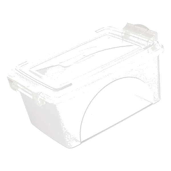 Контейнер для продуктов 4,5л. на защелках, прямоугольный  (М419) (уп.12) в Ноябрьске