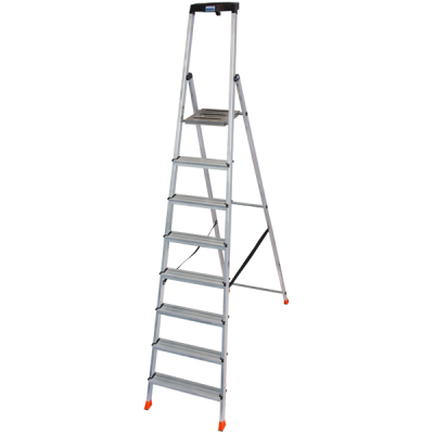 Стремянка 8 ступ. алюм. KRAUSE Safety 126368/128980