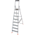 Стремянка 8 ступ. алюм. KRAUSE Safety 126368/128980