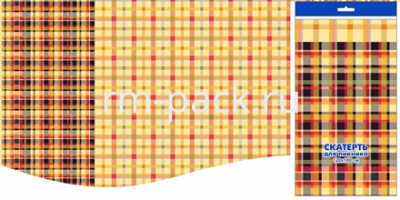 Скатерть ПВД 120х180см (геометрия, цв.в ассортименте) в Ноябрьске