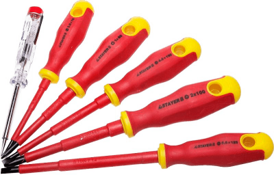 Набор отверток  6шт  STAYER до 1000В (25145-Н6) в Ноябрьске