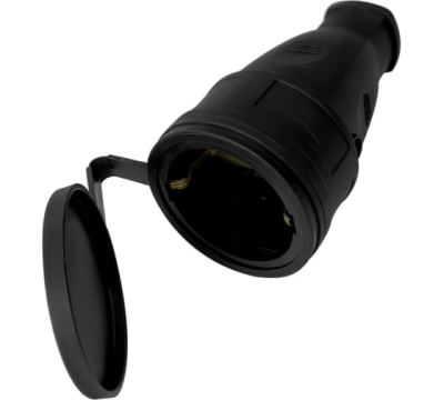 Розетка каучук с/з 16А IP44 250V Атлант (80112) в Ноябрьске