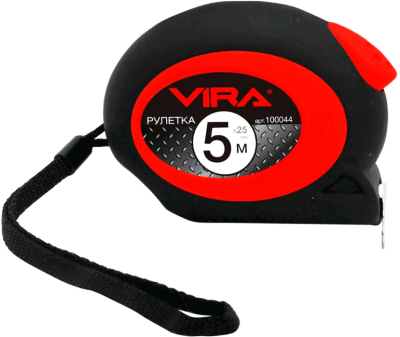 Рулетка  5м*25 мм VIRA (100044) с автостопом в Ноябрьске