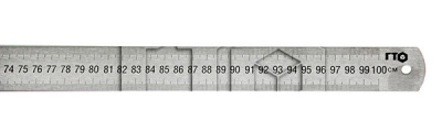 Линейка 1000мм ГТО  металлическая (SR10001) в Ноябрьске