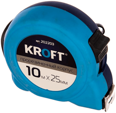 Рулетка  10м *25мм KROFT (202203) в Ноябрьске