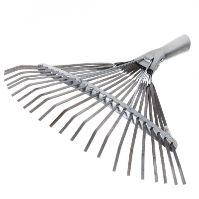 Грабли веерные 22 зубца пластинчатые оцинковка  в Ноябрьске