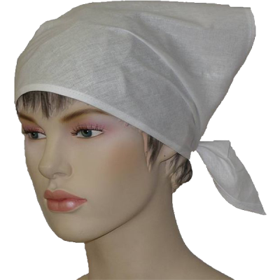 Косынка цв.белый (тк. тиси) в Ноябрьске