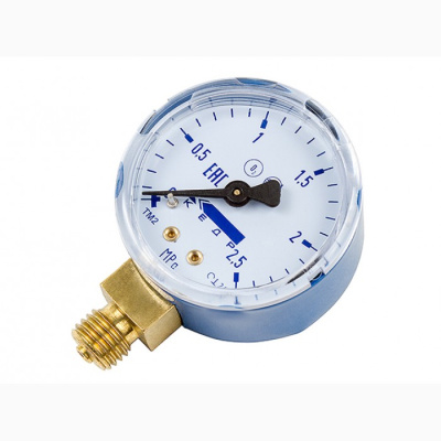 Манометр кислородный 2,5 МРа С ПОВЕРКОЙ 