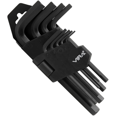 Набор ключей имбусовых (шестигранных) HEX  (1.5-10)  9шт  VIRA  (303147) в Ноябрьске