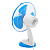 Вентилятор настольный LuazON LOF-03, 35Вт, бело-синий (4021012)  в Ноябрьске