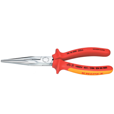 Длинногубцы 200мм до 1000В KNIPEX (KN-2616200SB) в Ноябрьске