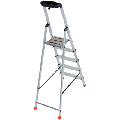 Стремянка 5 ступ. алюм. KRAUSE Safety 126337/128959
