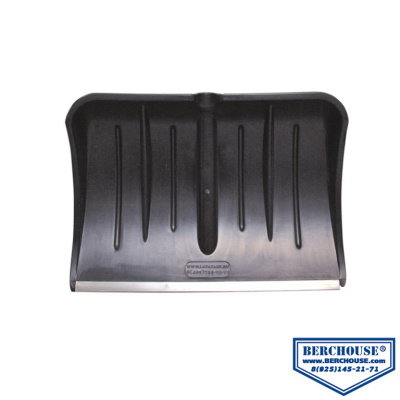 Лопата снеговая пластмассовая 530х370мм BERCHOUSE №13 с планкой в Ноябрьске