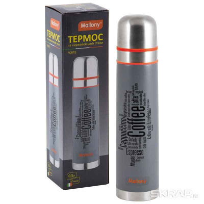 Термос Mallony FORTE 1л, нерж.сталь (003680) в Ноябрьске
