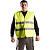 Жилет сигнальный лимон мод.R122-1-Y (тк.100% полиэфир)  в Ноябрьске