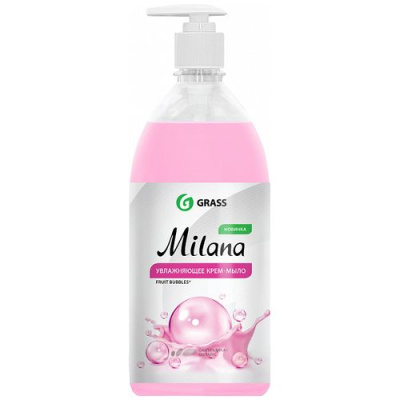 Мыло жидкое 1л Milana GRASS с дозатором в Ноябрьске