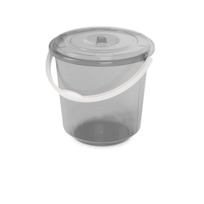 Ведро пластмассовое 10л с крышкой "Хозяюшка" (М1213) (уп.10) в Ноябрьске