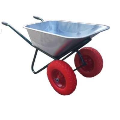 Тачка строительная 2-колесная 110л/240кг PU колесо в Ноябрьске