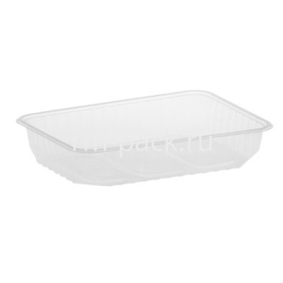 Контейнер одноразовый плоский 500гр. с крышкой в Ноябрьске