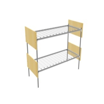 Кровать 1900х700 металлическая 2-х ярусная спинка ДСП К63,2 в Ноябрьске