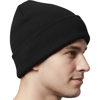 Шапка п/ш двухслойная (цв.черный)