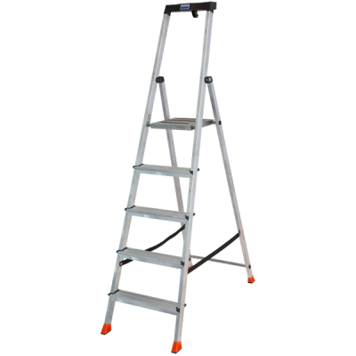 Стремянка 5 ступ. алюм. KRAUSE Safety 126337/128959