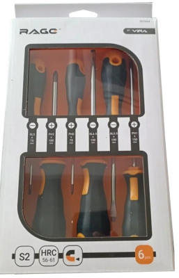 Набор отверток  6шт RAGE by VIRA S2 (307664) в Ноябрьске