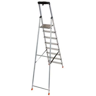 Стремянка  8 ступ. алюм. KRAUSE SAFETY (126368)