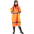 Плащ влагозащитный с СВП  цв.оранжевый в Ноябрьске