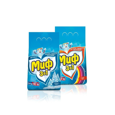 Стиральный порошок Миф автомат 2кг в Ноябрьске