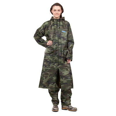 Плащ влагозащитный HUNTER  цв.камуфлированный в Ноябрьске