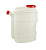 Канистра пластмассовая со сливом 20л. (М1282) (уп.4) в Ноябрьске