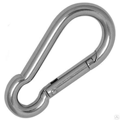 Карабин пожарный оцинк. 9 DIN5299С в Ноябрьске