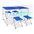 Стол складной + 4стула Пикник СНО-150-Е синий в Ноябрьске