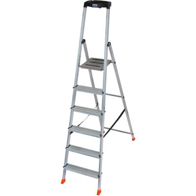 Стремянка 6 ступ. алюм. KRAUSE Safety 126344/128966