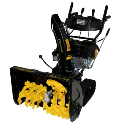 Снегоочиститель 11л.с. CHAMPION STT1170E (гусеницы) подогрев ручек. в Ноябрьске