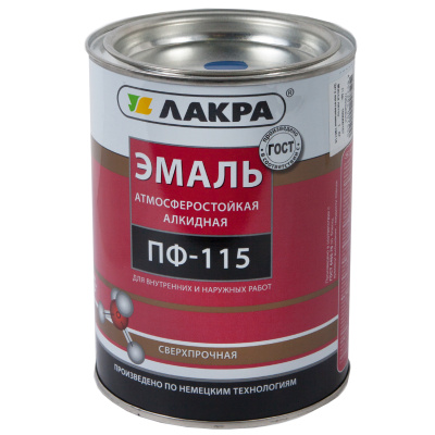 Эмаль ПФ-115 серая (применение наружное) Лакра глянец 2,8кг в Ноябрьске