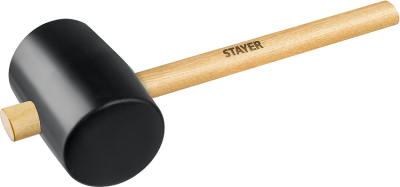 Киянка 1100г рез. боек черный STAYER дерев. рукоять (20505-100) в Ноябрьске